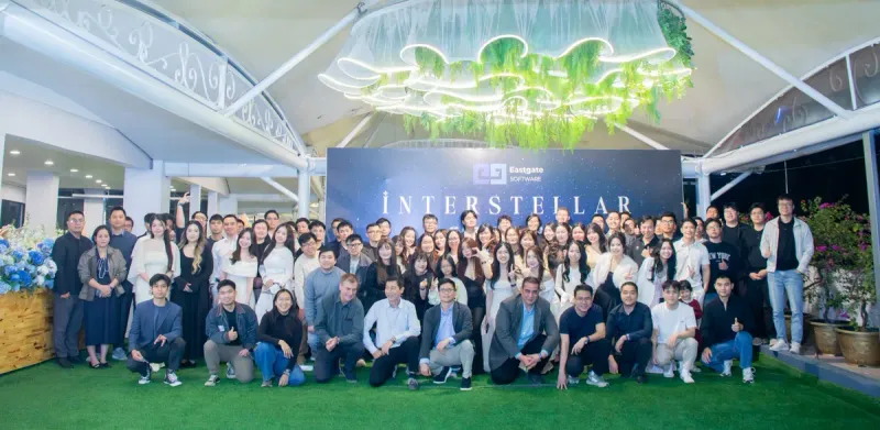 Eastgate Software company-wide Interstellar party with 200+ staff